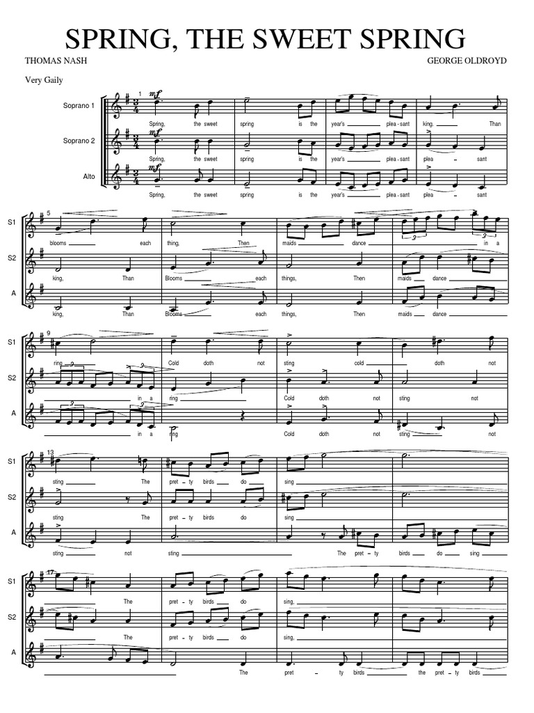 59 Spring, The Sweet Spring (Oldroyd) PDF