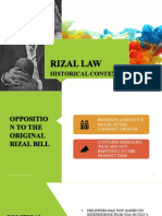 Rizal Law: Historical Context
