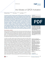 New Insights Into Modes of GPCR Activation: Review