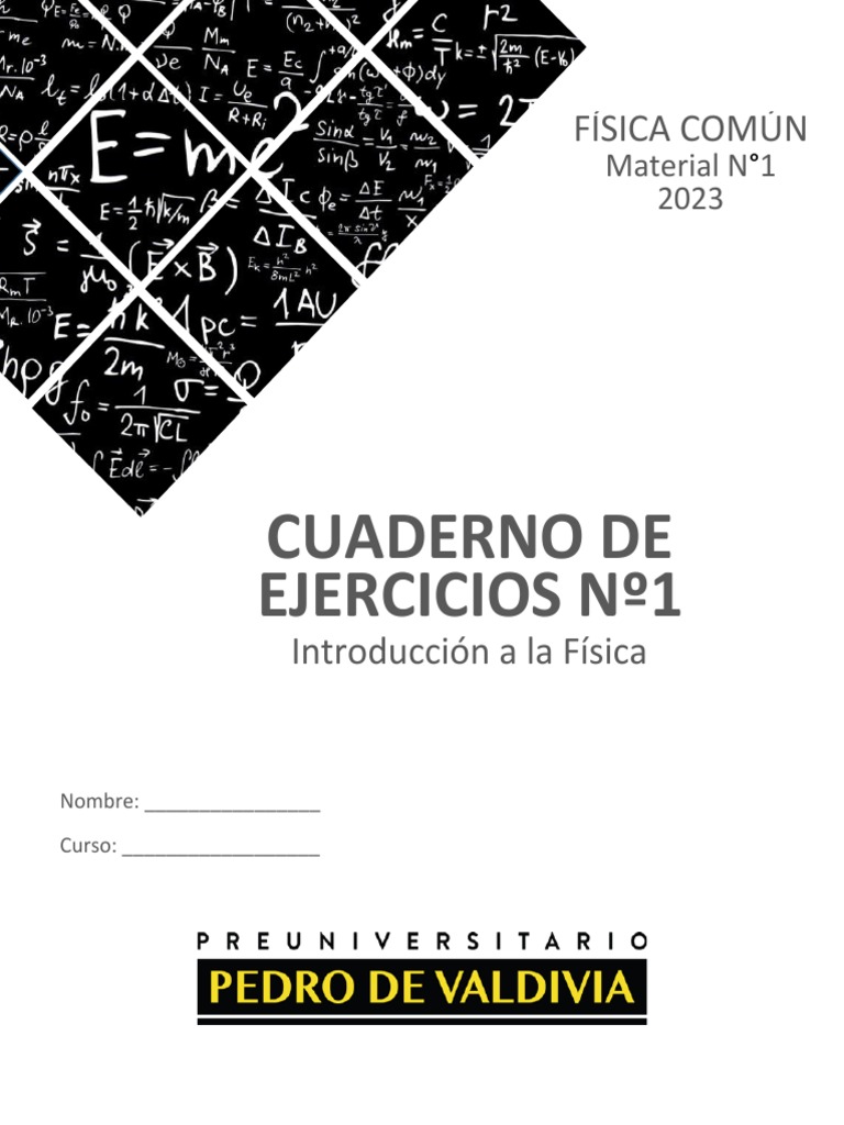 8847-FC - 01 - Cuaderno - de - Ejercicios - N°1 FISICA | PDF | Vector ...