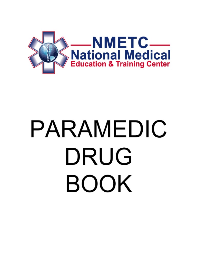 Paramedic drug book download free pdf benzodiazepine medical