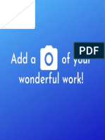 Add A of You Wonderful Work!