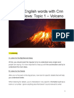 CNN Student News Topic 1 - Volcano