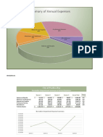 Summary of Annual Expenses: Materials and Supplies 15% Professional Services 29%