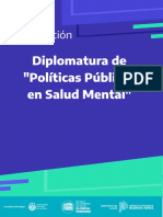 Programa Diplomatura de Políticas Públicas en Salud Mental 2022