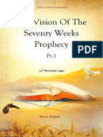 The Vision of The Seventy Weeks Prophecy: Third Exodus Assembly
