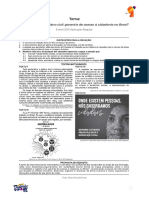 Tema:: "Invisibilidade e Registro Civil: Garantia de Acesso À Cidadania No Brasil"