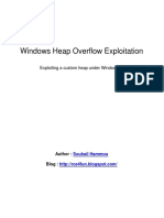 Windows Heap Overflow Exploitation