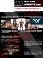 Fastest Growing Wrestling League in The World: MLW'S 1-2 Punch Combo Location! Location! Location!