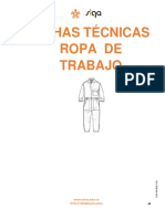 Fichas Técnicas Ropa de Trabajo