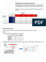 Excel Tablas de Doble Entrada