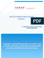 Instituciones Procesales: Semana 1