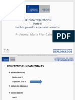 Diploma Tributaci¿ N Parte II - Hechos Gravados Especiales - Exentos