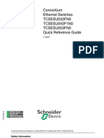 Connexium Ethernet Switches Tcsesu033Fn0 Tcsesu043F1N0 Tcsesu053Fn0 Quick Reference Guide