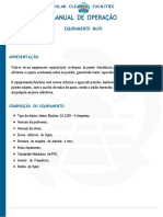 Solar Cleaning Equipamento Manual