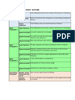 Problem Solving Essay - Outline