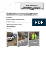 Informe de Inspeccion N°1 CONTRATO: Asesoría A La Inspección Fiscal "Conservación Periódica Camino Cuesta Barriga - Los Panguiles 1.-Antecedentes