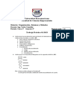 Universidad Iberoamericana Facultad de Ciencias Empresariales Materia: Organización, Sistemas y Métodos