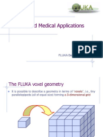 Voxels and Medical Applications: FLUKA Beginners Course