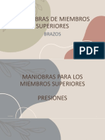 Maniobras de Miembros Superiores: Brazos