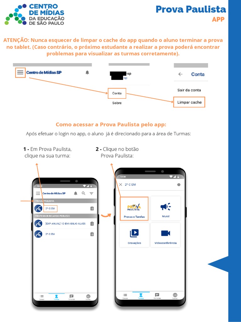 Prova Paulista App | PDF