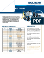 GE 9FA & 9FB Gas Turbine Casing Tool Kit