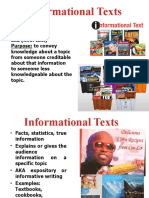 Informational Texts