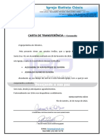 Carta de Transferência - : Concessão