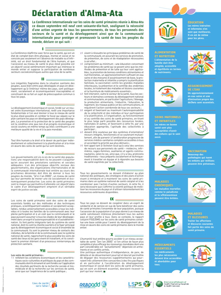 Affiche Declaration Alma Ata BAT | PDF | Prophylaxie