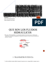 Funciones de Los Fluidos Hidráulicos: Integrantes: Julio Cesar Mayorquin Moreno Maira Alejandra Rivera Suarez
