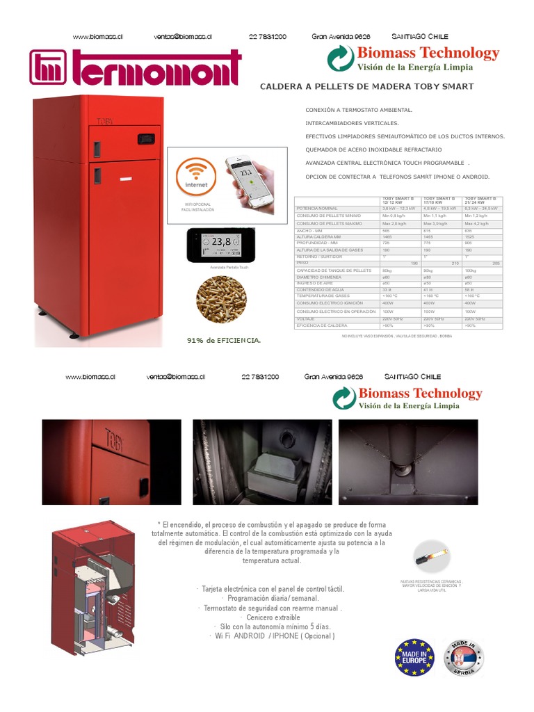 Caldera a Pellet Toby Smart B 12-24 kW | PDF