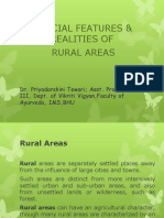 Special Features & Realities of Rural Areas