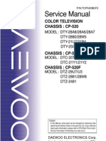 Service Manual: Color Television Chassis: Cp-520