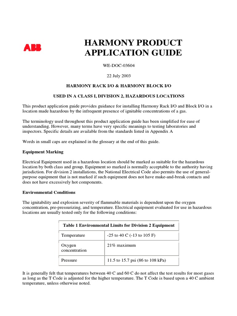 Harmony I/O Installation in Division 2 | PDF | Electrical Wiring ...