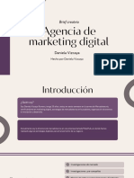 Agencia Marketing Digital Presentación Breve Daniela Vizcaya