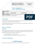 Guia Etica y Valores Grado 10 Segundo Periodo 2020