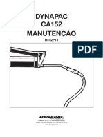 Dynapac CA152 Manutenção: Box 504, SE-371 23 Karlskrona, Sweden Phone: +46 455 30 60 00, Fax: +46 455 30 60 30