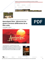 Apocalypse Now: Découvrez Les Quatre Versions Di Érentes de Ce LM Culte