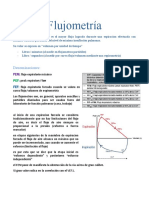 Flujometría: Denominaciones