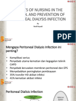 Aspects of Nursing in The Control and Prevention of Peritoneal Dialysis Infections