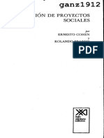 Evaluación de Proyectos Sociales: Ernesto Cohen Rolando Franco