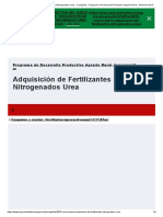 Adquisición de Fertilizantes Nitrogenados Urea - Campañas - Programa de Desarrollo Productivo Agrario Rural - Gobierno Del Perú
