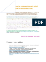 Salud Mental y Tecnología