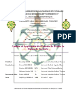 Analyse Et Application Des Extraits de Pepains de Figues de Barbarie