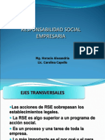 Responsabilidad Social Empresaria: Mg. Horacio Alesandria Lic. Carolina Capello