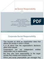 Corporate Social Responsibility Notes