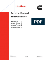 Service Service Manual Manual: Marine Generator Set