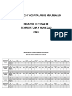 Registro Toma de Temperatura y Humedad