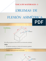 Prob. de Flexión Asimétrica