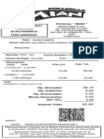 RUC #20609138441 Factura Electrónica Pollerias " MIAN ": Teléfonos